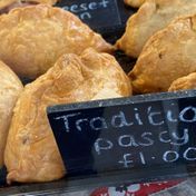 Traditional pasty - £1.10